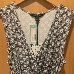 41 Hawthorn faux wrap dress in size medium, grey color. Never worn.